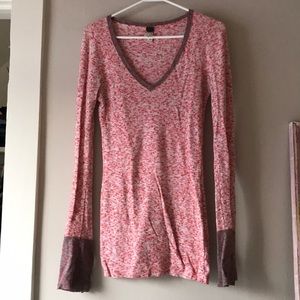 Adorable free people long sleeve tee